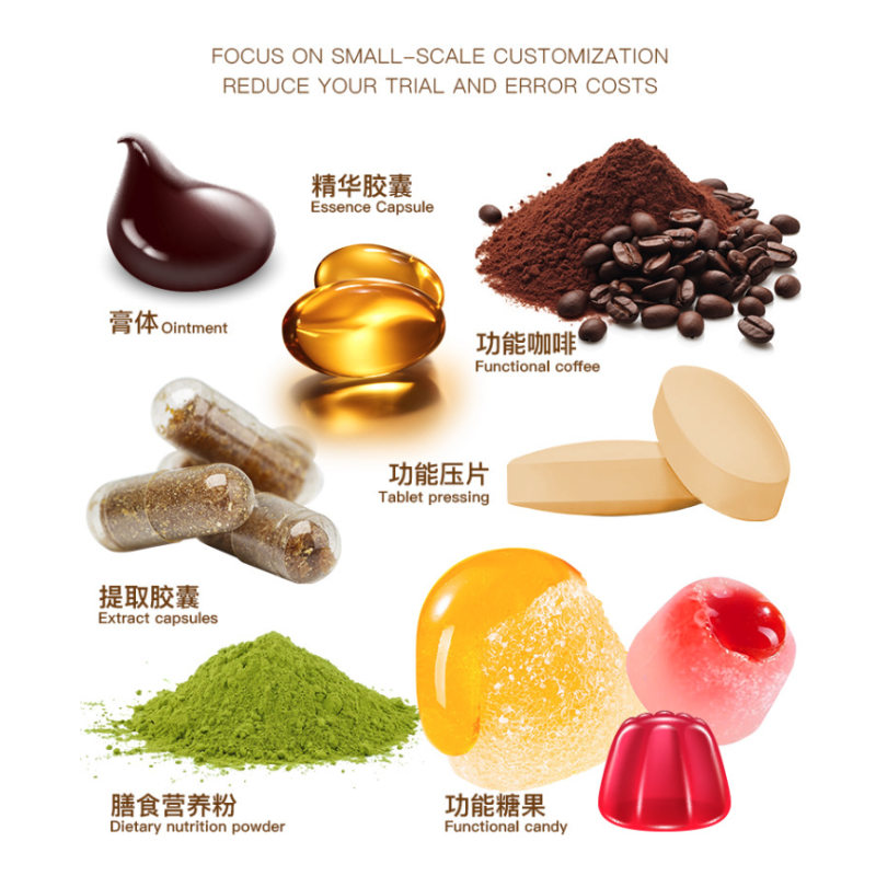 Customizable OEM Food Grade Bear Gummy Functional Candy Vitamin-Infused Fruit Dessert  for Overseas Products