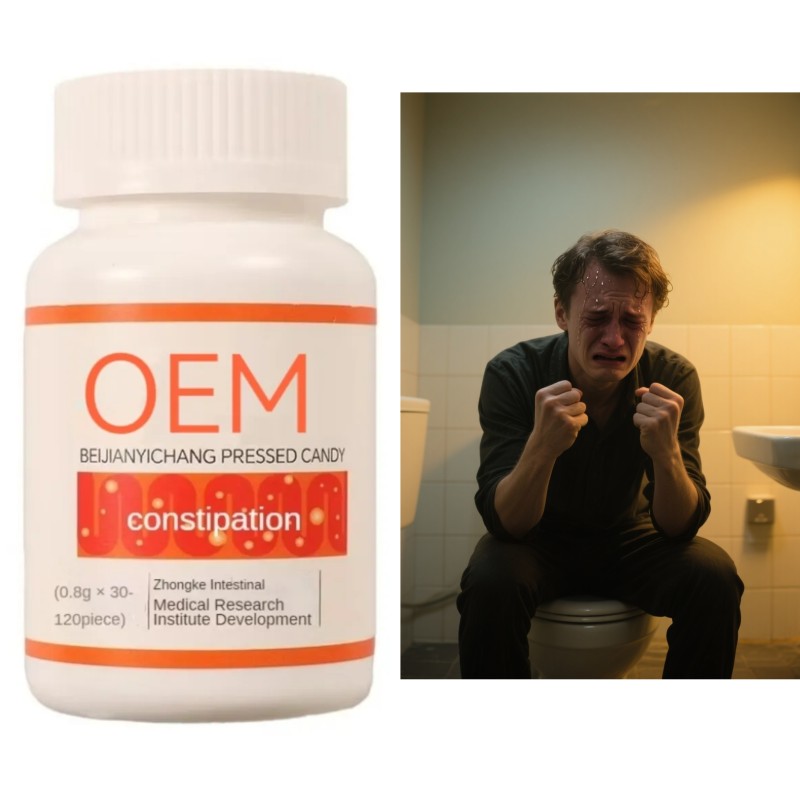 OEM Patented Food Grade Dietary Fiber Supplement with Emodin Digestive Enzymes Well-Formed Stools for Gut Health Tablets