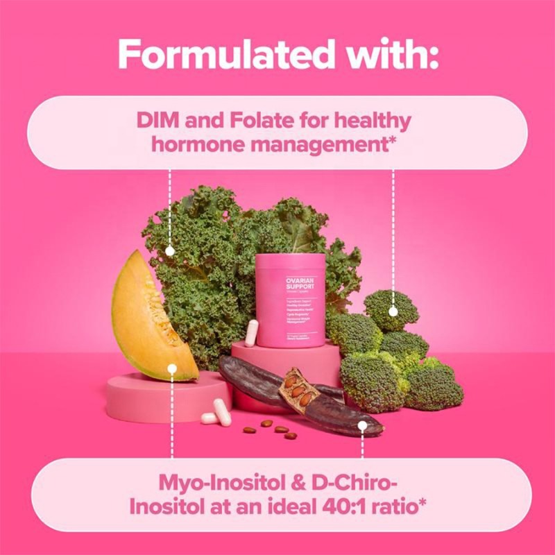 Factory Direct Female Creatine Supplement Vitamin Hormone Balance Capsule Food Grade Bottle Herbal Extract Plant Origin