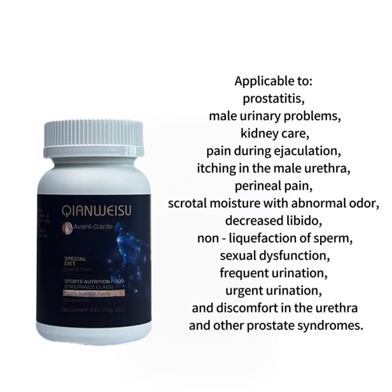 Prostate Reproductive System Vital Dysuria Urethral Tablets Herbal Extract Bottle Scrotal Moisture Dysfunction Enhancer for