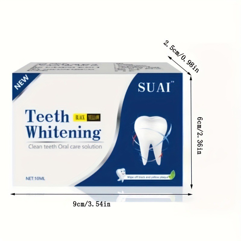 SUAI Teeth Brightening Liquid Vitamin Wild-Cultivated Yunnan Herb Artifact for Oral Cleaning Removes Stains Smoke Stains Bottle