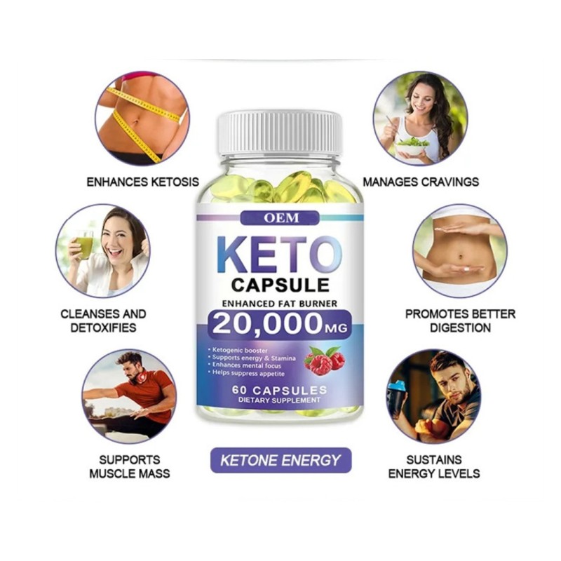 Food Grade Keto Softgel Deep Sea Fish Oil Rose Oil Krill Oil DHA Appetite Suppressant Body Shaping Pill in Bottle Packaging