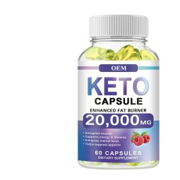 Food Grade Keto Softgel Deep Sea Fish Oil Rose Oil Krill Oil DHA Appetite Suppressant Body Shaping Pill in Bottle Packaging