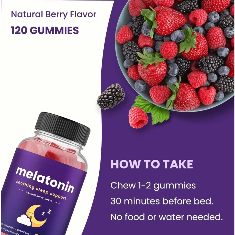 Melatonin Gummies Manufacturer - OEM ODM Vegan Good Sleep Relaxation Aid
