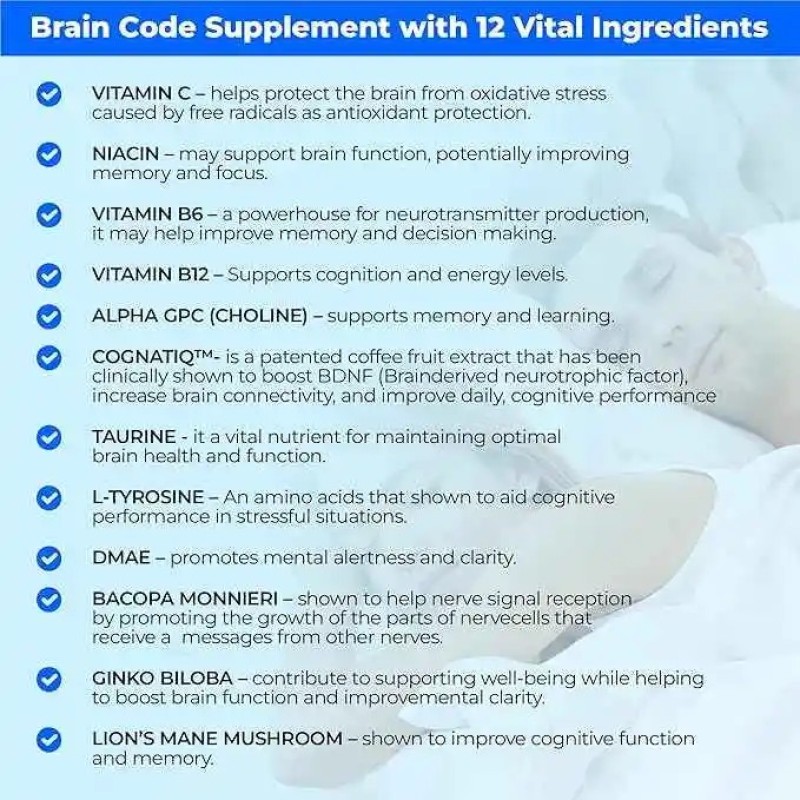 Brain Support Capsules Manufacturer - OEM Comprehensive Memory Focus Cognitive