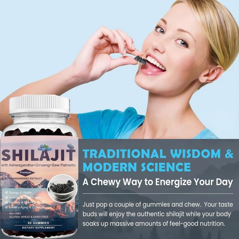 Shilajit Gummies Manufacturer - Best Selling Himalayan Organic Skin Hair Immune