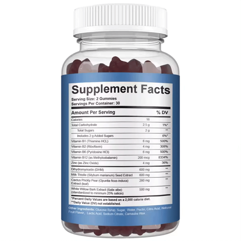 Hangover Relief Gummies Manufacturer - Jiannuo OEM Vegan Liver Detox Anti