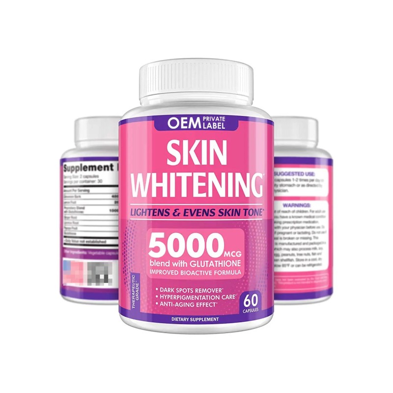 Skin Whitening Capsules Supplier - Manufacturer's 5000mcg Collagen Glutathione