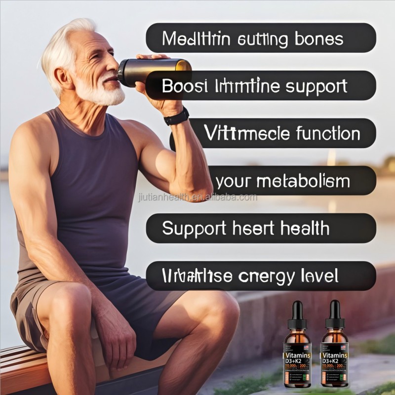 Vitamin D Drops Supplier - OEM Private Label Organic D3 K2 MCT Omega