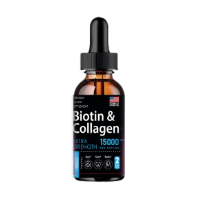 Collagen Biotin Drops Factory - OEM Supplement 5000 mcg Hair Nail Skin