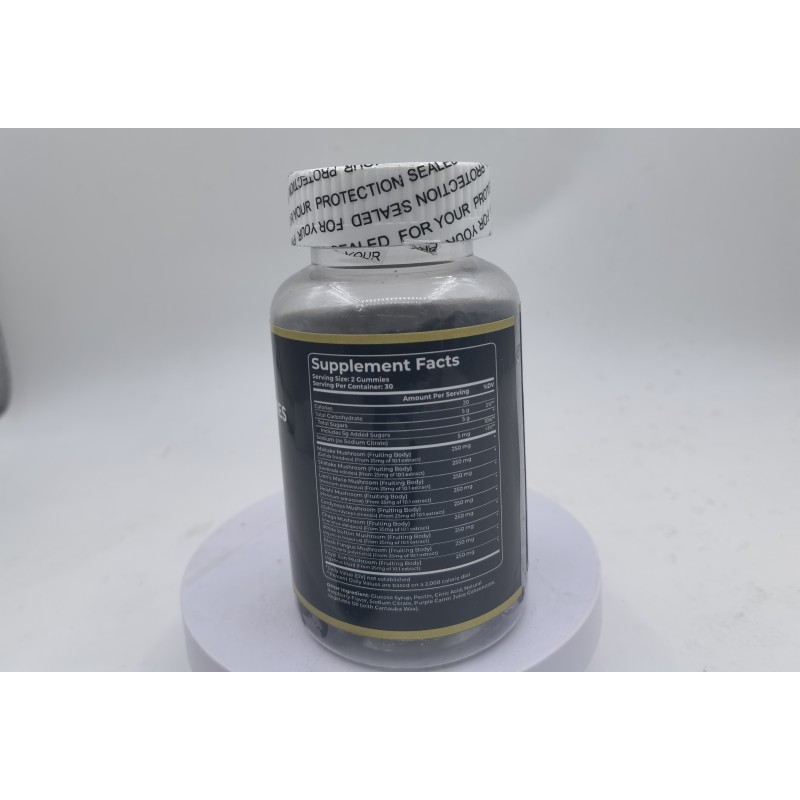 Mushroom Gummies Supplier - OEM Vegan Energy Boosting Brain Immunity
