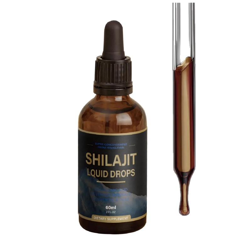 Shilajit Drops Manufacturer - Premium Custom Organic Himalayan Halal Certified