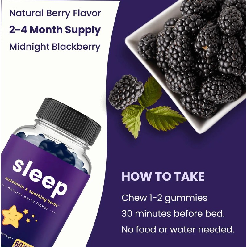 Sleep Gummies Supplier - Organic Sugar Free Mushroom Melatonin Healthcare