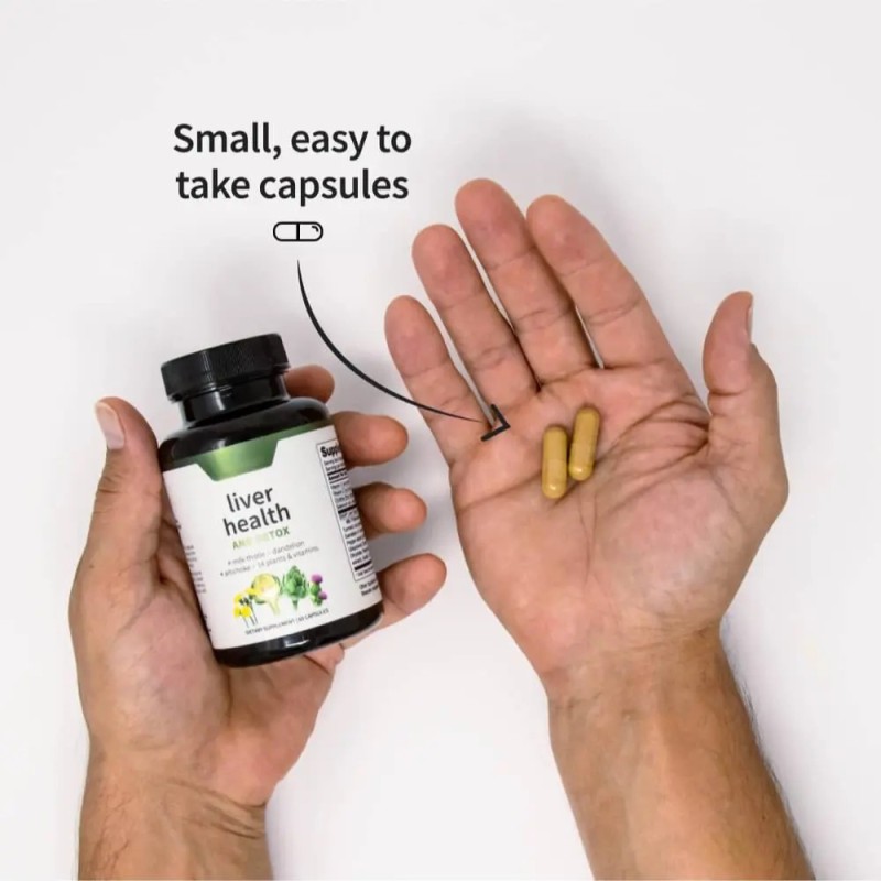 Liver Health Capsules Factory - Dietary Supplement Milk Thistle Natural Detox