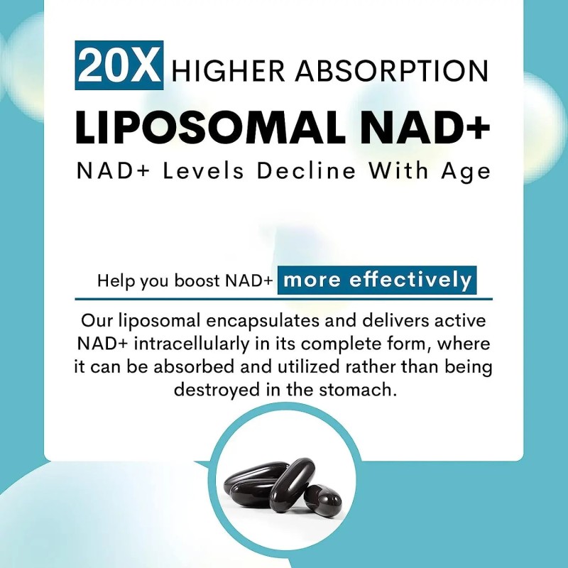 NAD+ Softgel Capsules Factory - Hot Sale OEM Customized Organic Liposomal