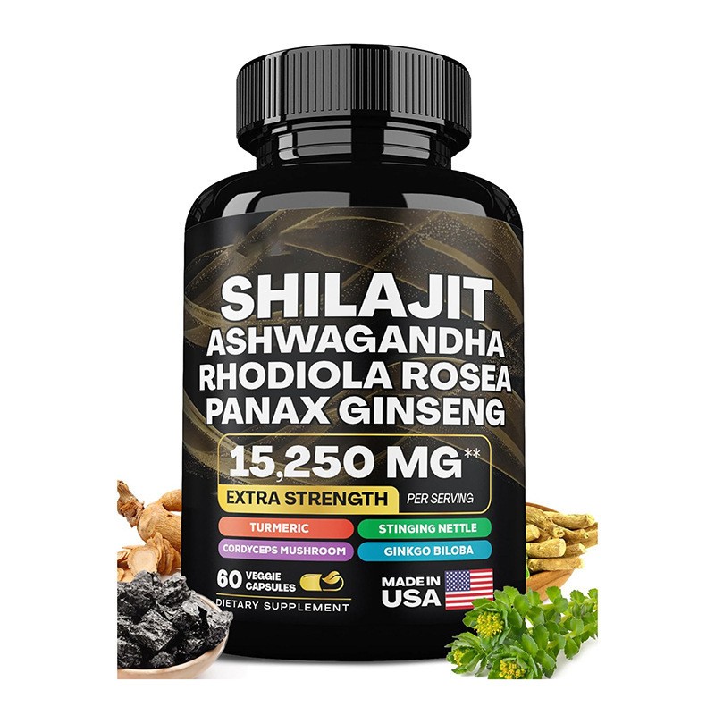 Adult Vitamins Capsule Factory - 8 in 1 Combination Shilajit Ashwagandha