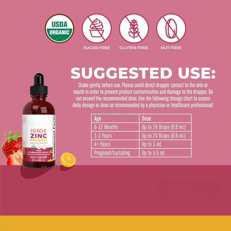 Zinc Supplement Drops Manufacturer - Wholesale Superior Organic Premium Mineral