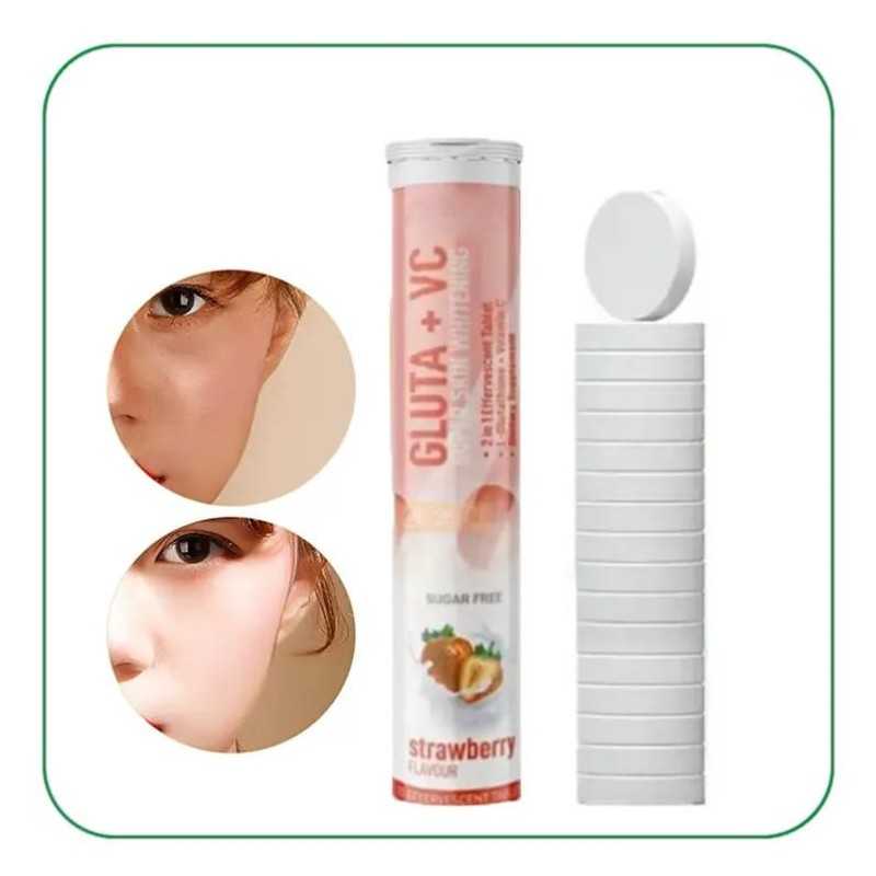 Glutathione Tablets Supplier - GMP Private Label 500mg Fruit Flavored Effervescent