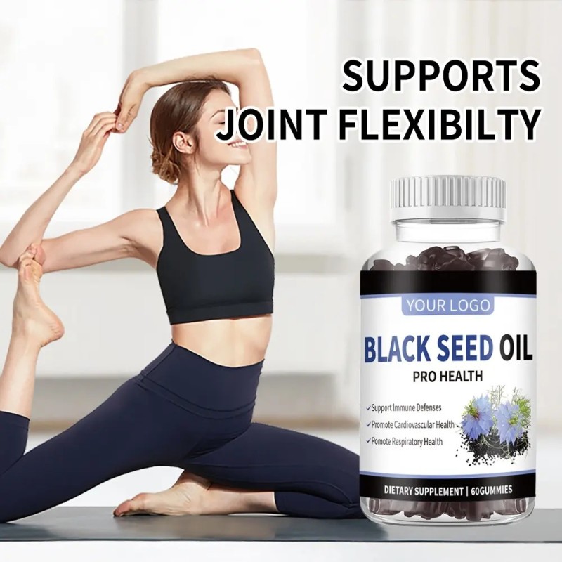 Black Seed Oil Gummies Manufacturer - Vegan Adult Immunity Joint Health Beauty