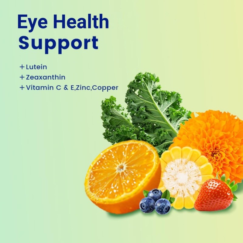 Lutein Gummies Supplier - Eye Sight Supplement Zeaxanthin Zinc Vitamin C E