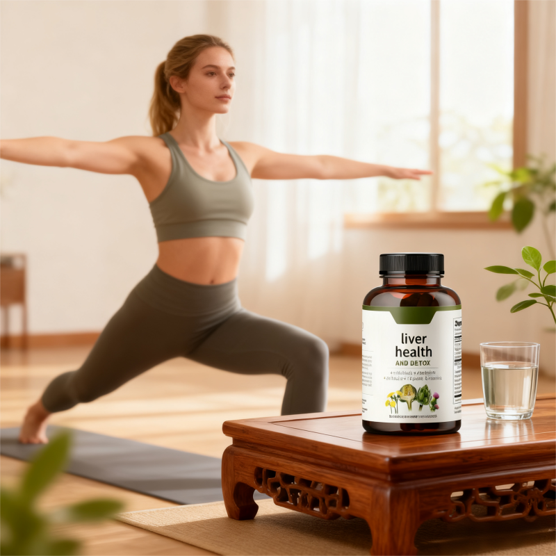 Liver Health Capsules Factory - Dietary Supplement Milk Thistle Natural Detox