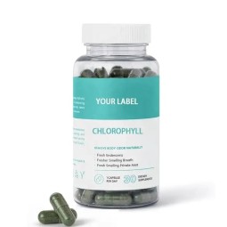 Chlorophyllin Capsules Factory - Body Odor Control Herbal Supplements Fresh
