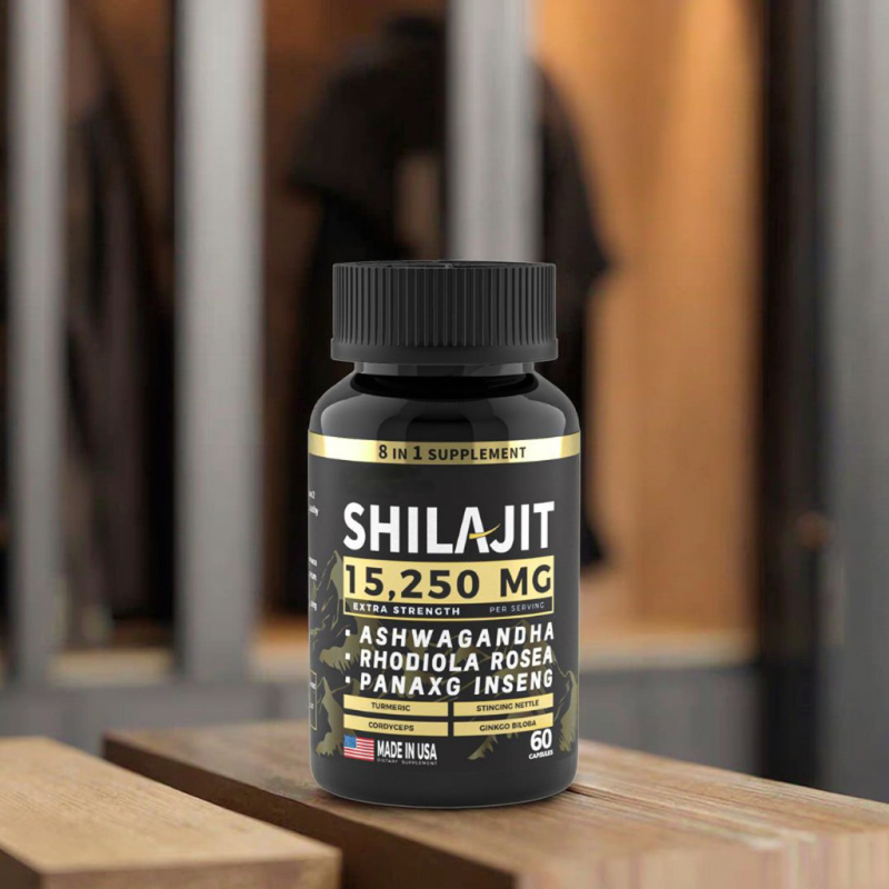 Adult Vitamins Capsule Factory - 8 in 1 Combination Shilajit Ashwagandha