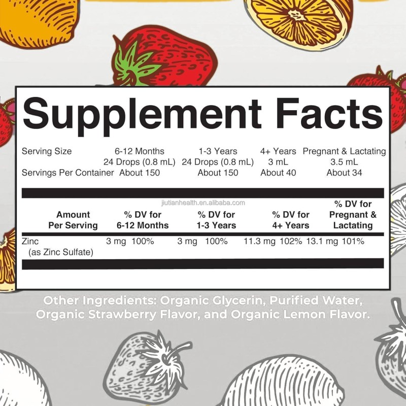 Zinc Supplement Drops Manufacturer - Wholesale Superior Organic Premium Mineral