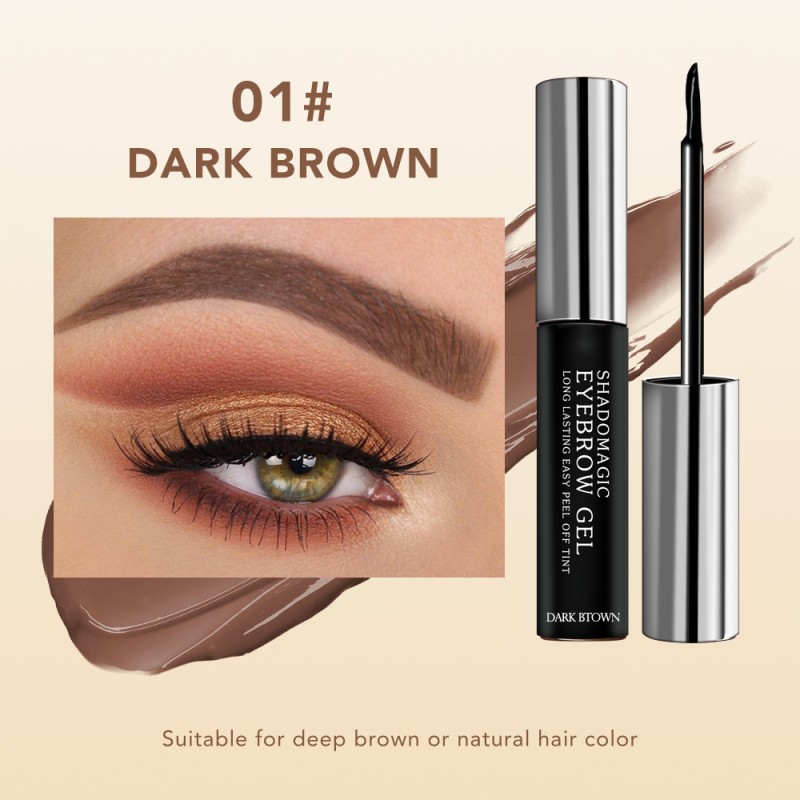 Eyebrow Dye Gel Supplier - Customized Peel Brown Tint Waterproof Sensitive Skin