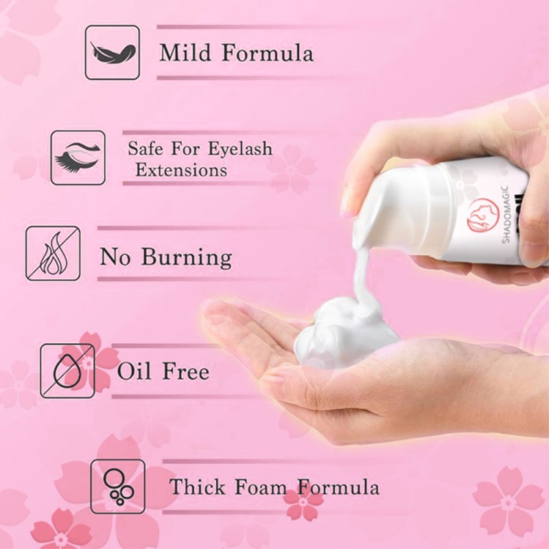 Eyelash Cleaner Supplier - Private Label 60ml Non-Irritating