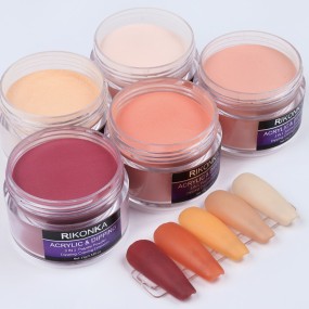 Acrylic Powder Manufacturer - Professional 15g Nude Orange DIY Crystal Carving