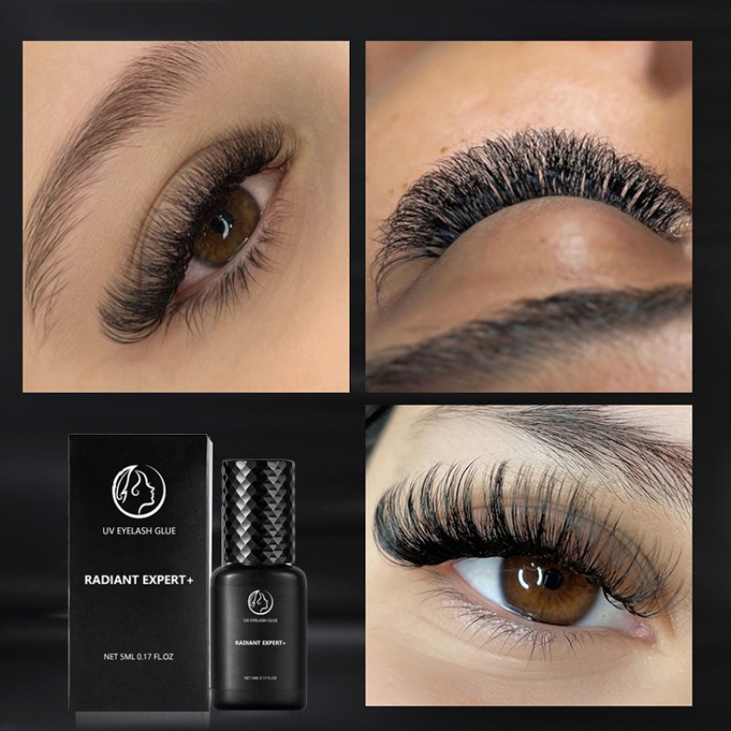 UV Eyelash Glue Supplier - Private Label 7-9 Week Lasting No Fume