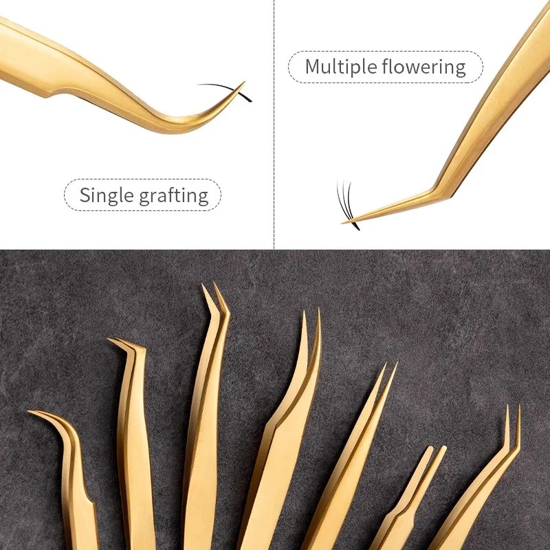 Eyelash Tweezers Manufacturer - Wholesale Stainless Steel Gold
