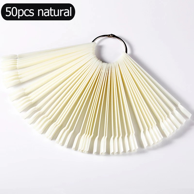 Nail Tips Manufacturer - Oval Chart 50 Tips Acrylic Artificial Full Cover
