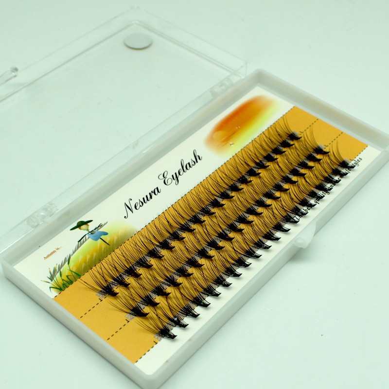 Russian Volume Eyelashes Supplier - Natural 0.07 Premade 20D Black Mega Mink