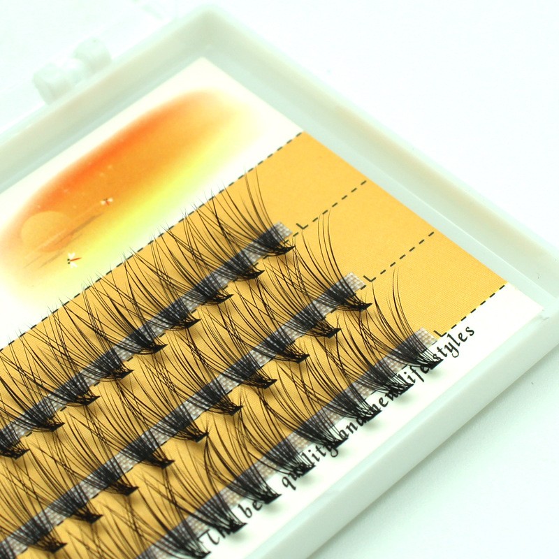 Russian Volume Eyelashes Supplier - Natural 0.07 Premade 20D Black Mega Mink