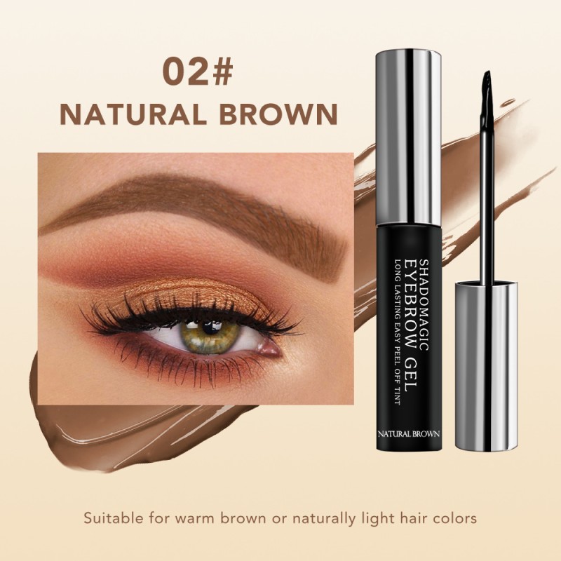 Eyebrow Dye Gel Supplier - Customized Peel Brown Tint Waterproof Sensitive Skin