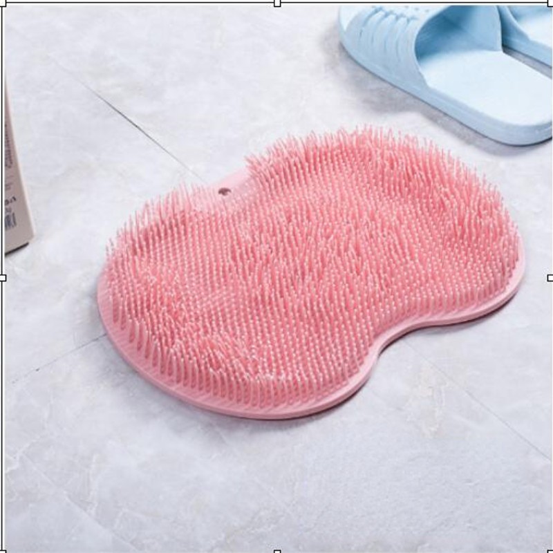 Foot Brush Supplier - Silicone Back Wash Massage Non-slip