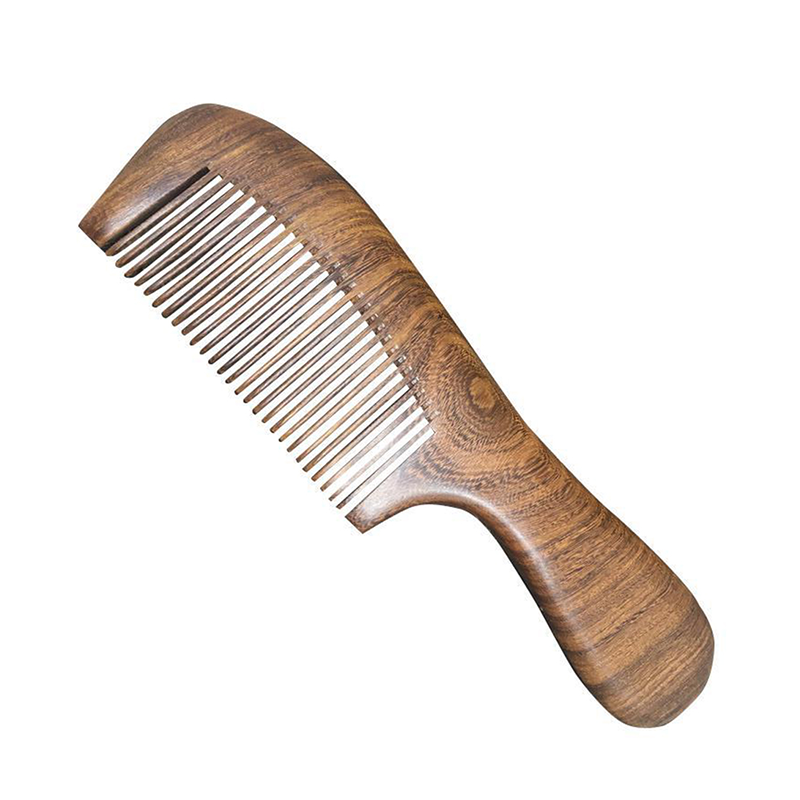 Wooden Comb Factory - Sandalwood Natural Green Massage Antistatic Wide Tooth