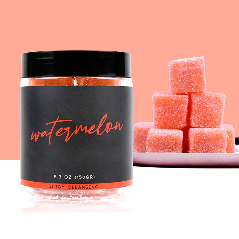 Body Scrub Manufacturer - 2022 OEM Custom Lavender Fruit Sugar Cubes SPA