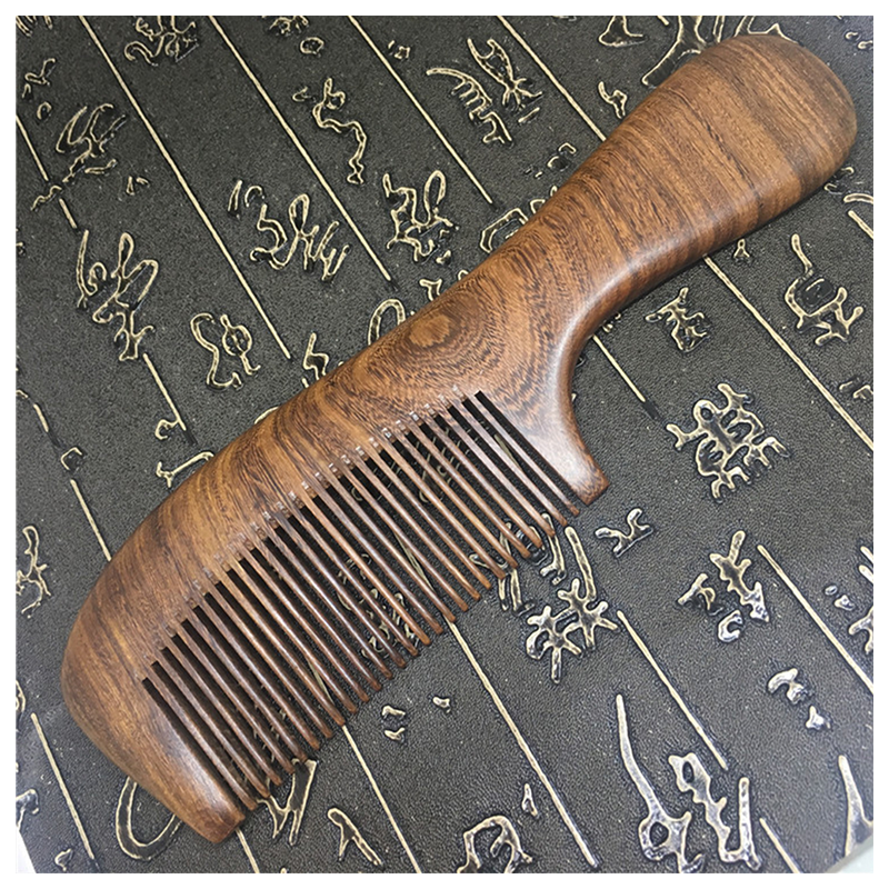 Wooden Comb Factory - Sandalwood Natural Green Massage Antistatic Wide Tooth