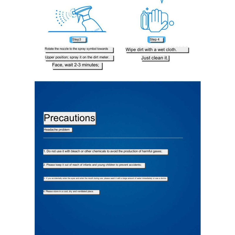 Car Glass Cleaner Manufacturer - Wholesale Multifunction Home Use Anti Fog Spray