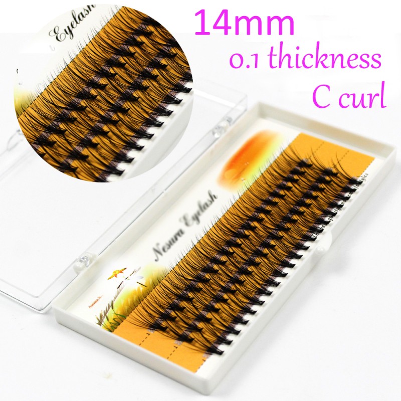Russian Volume Eyelashes Supplier - Natural 0.07 Premade 20D Black Mega Mink