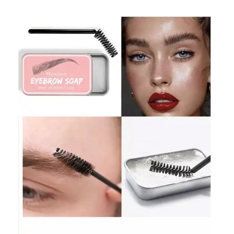 Eyebrow Cream Factory - MAXFINE Herb Infused Transparent Soap Shaped Styling
