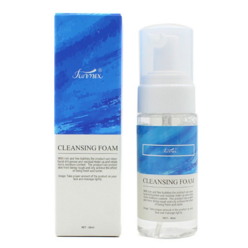 Eyelash Shampoo Manufacturer - Funmix 60ml Deep Cleaning Oil Free Foam Cleanser