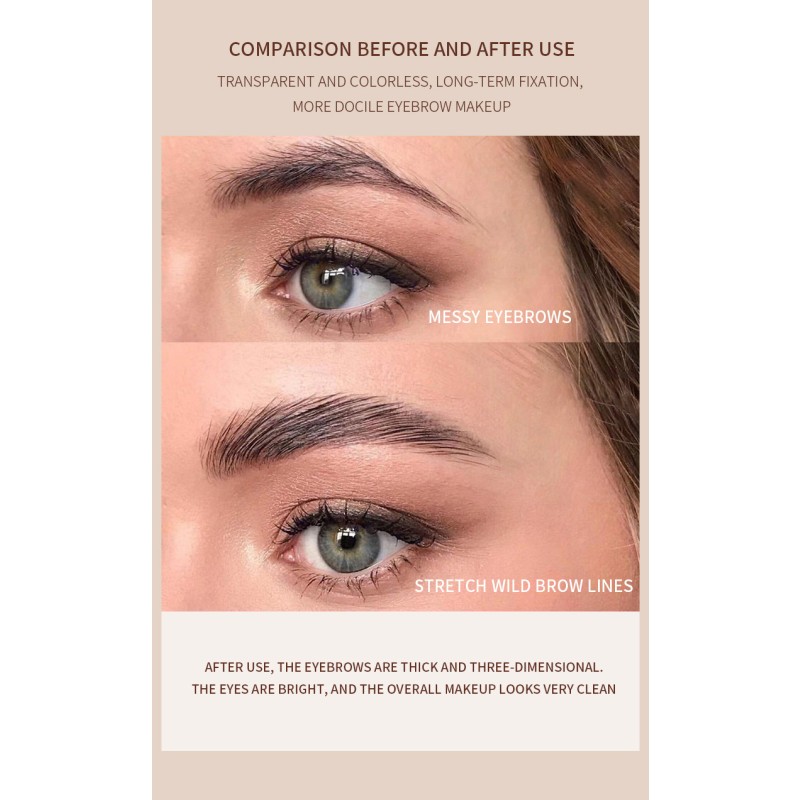 Eyebrow Wax Pencil Supplier - Long-Lasting Freeze Styling Pen