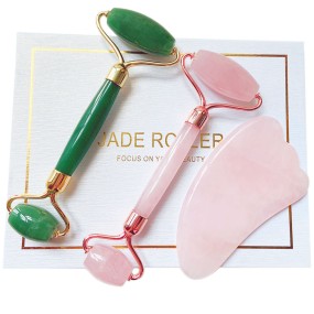 Face Jade Roller Factory - 2023 Online Bestseller 100% Natural Rose Quartz