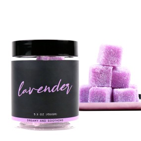 Body Scrub Manufacturer - 2022 OEM Custom Lavender Fruit Sugar Cubes SPA
