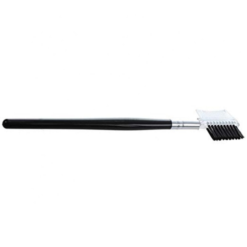 Eyebrow Comb Factory - Private Label Mini 14cm Black Plastic Makeup Applicator