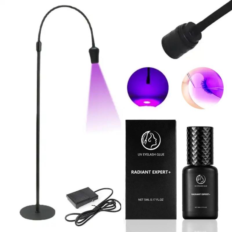 UV Eyelash Glue Supplier - Private Label 7-9 Week Lasting No Fume